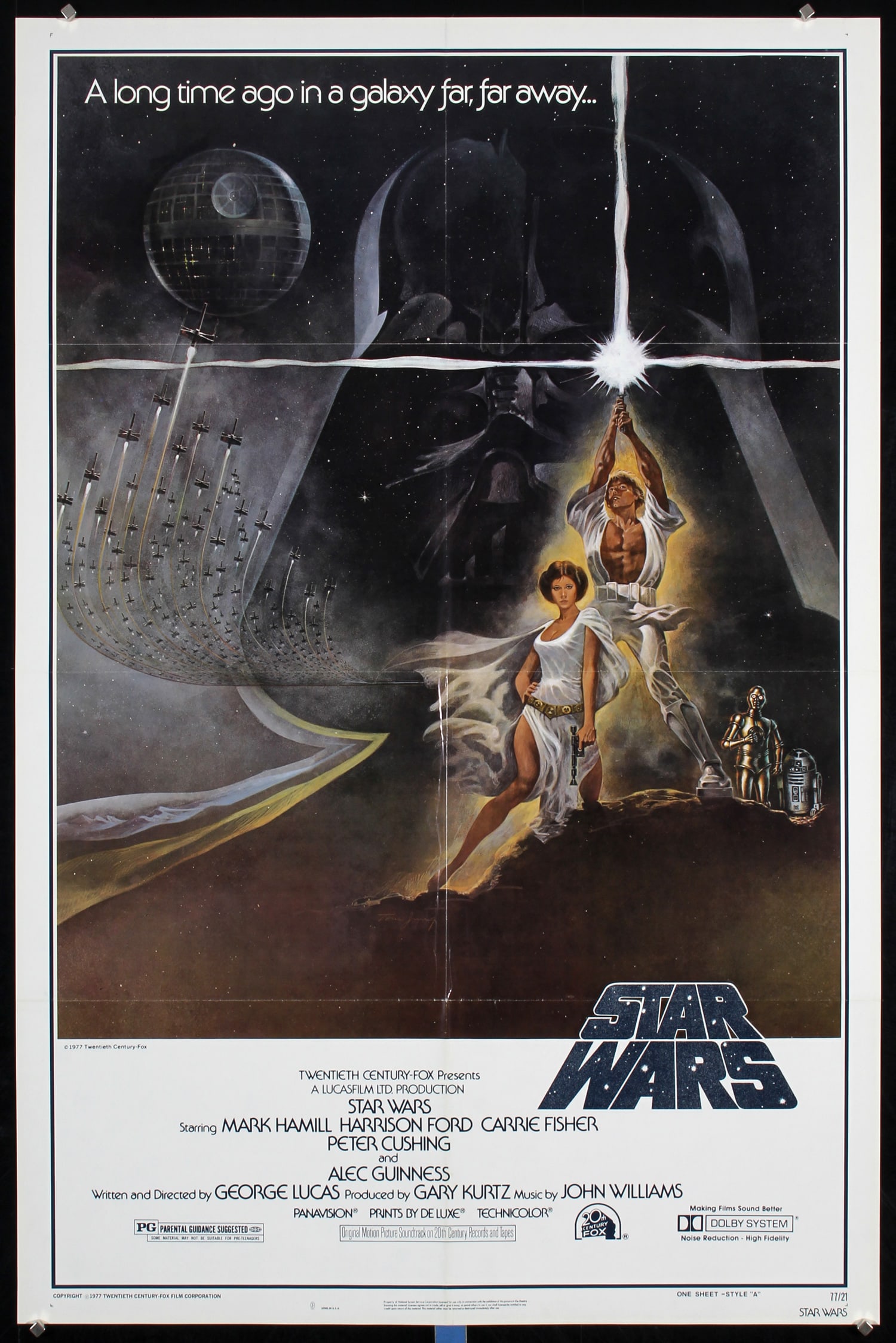 Original 1977 US 1-Sheet Poster STAR WARS Style A (1 of 1)