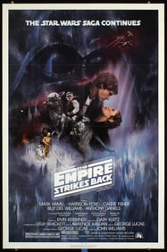 Original 1980 US 1-Sheet Poster EMPIRE STRIKES BACK