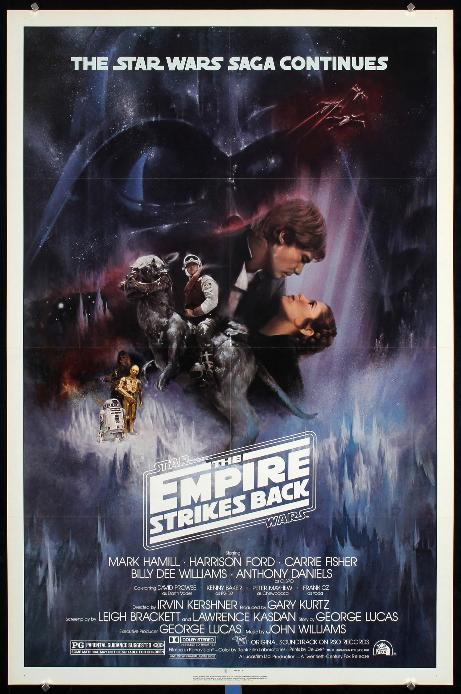 Original 1980 US 1-Sheet Poster EMPIRE STRIKES BACK (1 of 1)