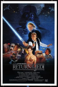 Original 1983 US 1-Sheet Poster RETURN OF THE JEDI B +1