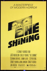 Original 1980 THE SHINING US 1-Sheet Poster Studio Styl