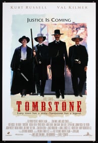Original 1993 US 1-Sh Poster TOMBSTONE Kilmer & Russel