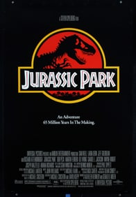 Original 1992 US 1-Sheet Poster JURASSIC PARK