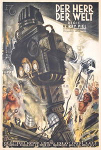 237: ORIGINAL 1930s SCI-FI Herr der Welt POSTER PLAKAT