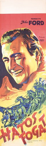 Group of 4 Hungarian Film Posters Plakate 1940s: Various ArtistsHungarian Film Posters (4)Offset approx. 194837.7 x 12.2 in. (96 x 31 cm)Condition: (A-/B+) incl. -Hatos Fogat- (John Ford), -Cserebere- and -Beszelo Köntös- (2 different sheets), all