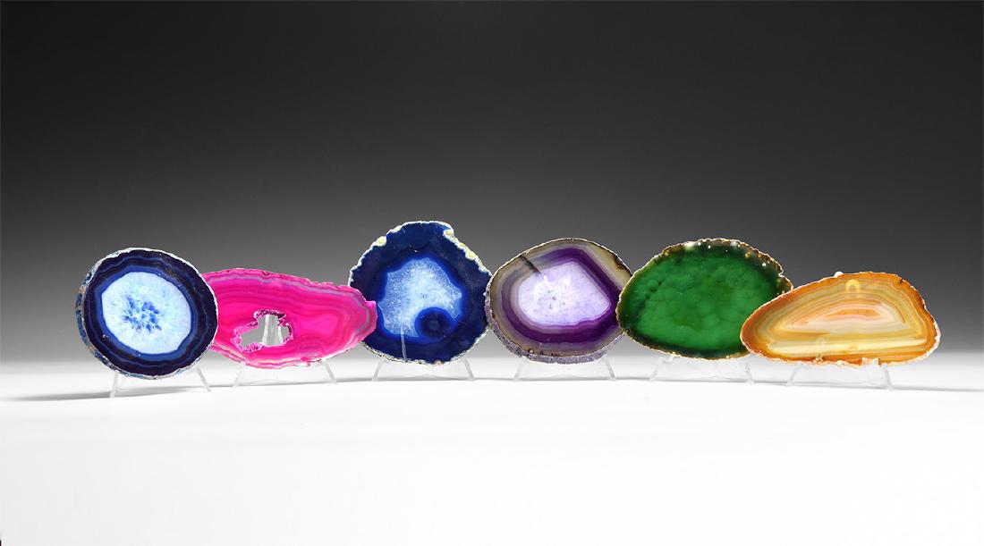 Polished Agate Slice Group. (1 of 1)