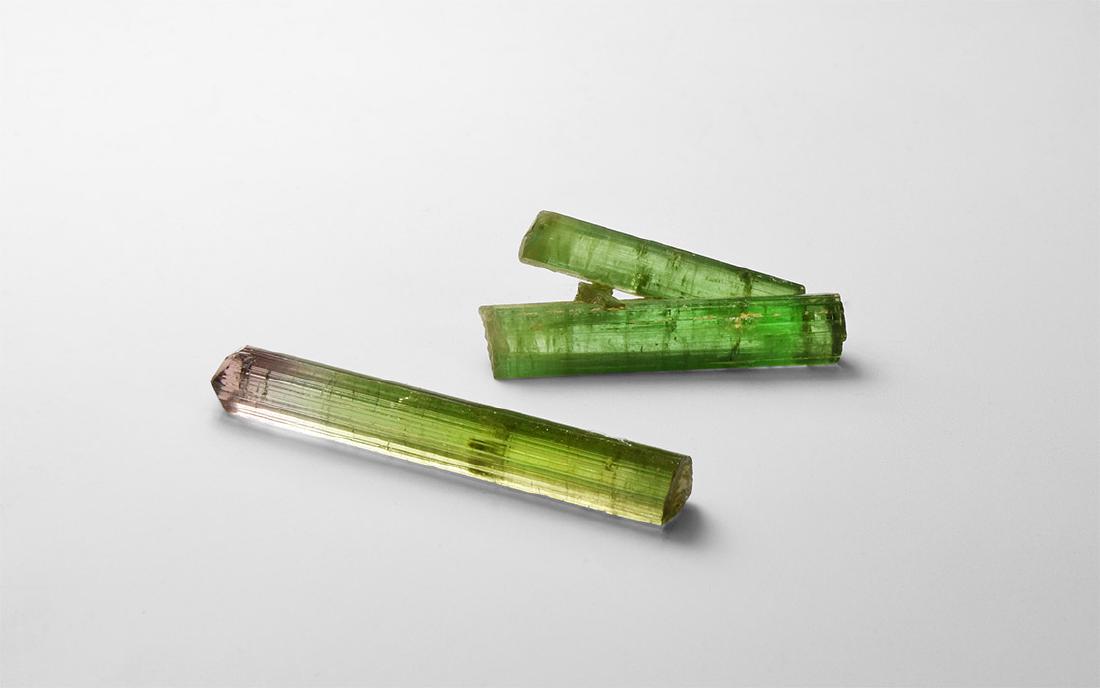 30 Carat Tourmaline Column Group. (1 of 1)