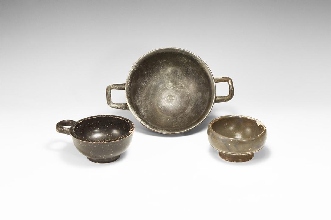 Greek Blackware Vessel Group (1 of 1)