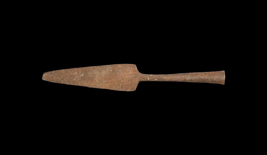 Western Asiatic Large Impacted Spearhead (1 of 1)