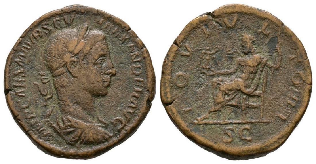 Severus Alexander - Jupiter Sestertius (1 of 1)
