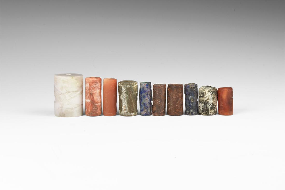 Western Asiatic Style Cylinder Seal Group (1 of 1)