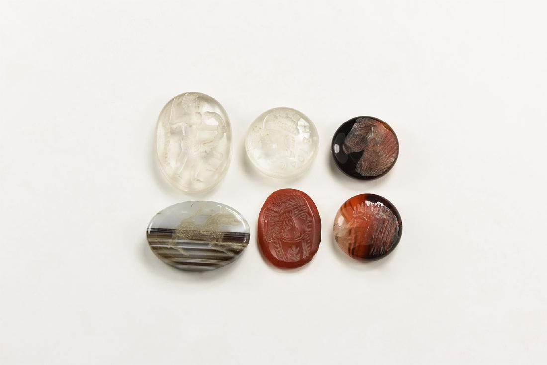 Western Asiatic Sassanian Style Gemstone Group (1 of 1)
