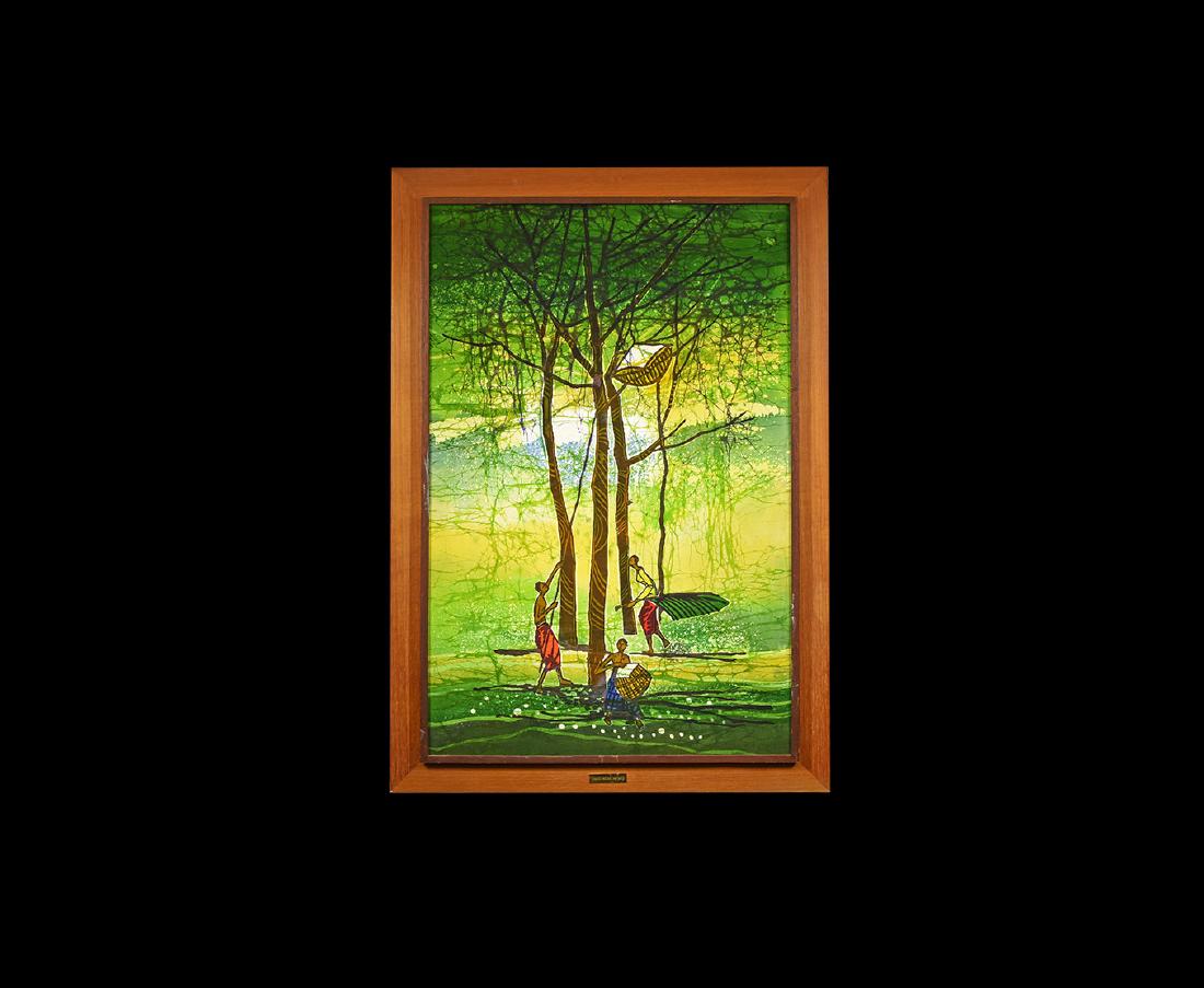 Batik Indonesia Forest Scene by Choo Keng Kwang (1 of 1)