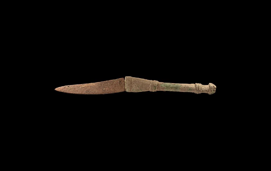 Roman Bronze Handled Knife (1 of 1)