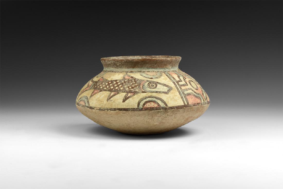 Indus Valley Mehrgarh Polychrome Bowl with Fish (1 of 1)