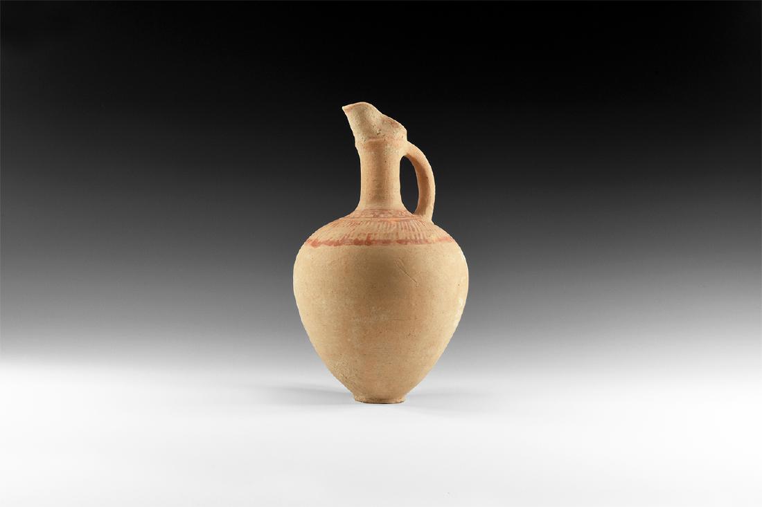 Western Asiatic Bichrome Single-Handled Vessel (1 of 1)