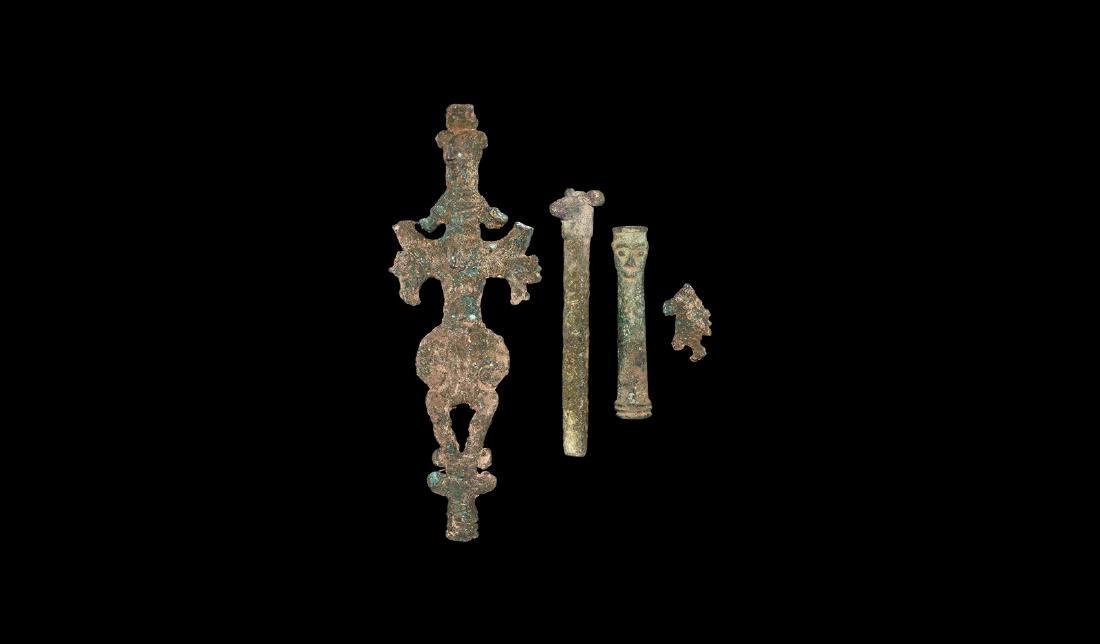 Western Asiatic Luristan Sceptre Part Group (1 of 1)