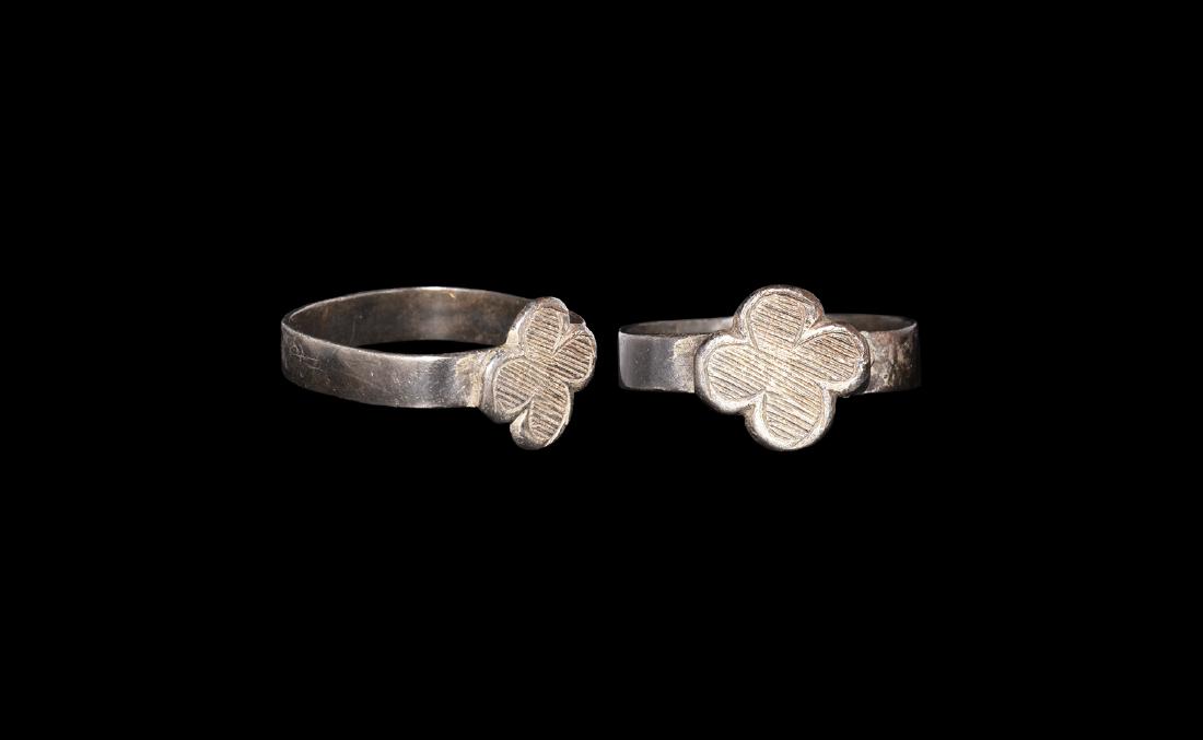 Medieval Gilt Quatrefoil Ring (1 of 1)