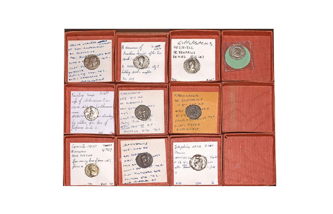 Imperial Coins - Faustina I to Elagabalus - Denarii (1 of 1)