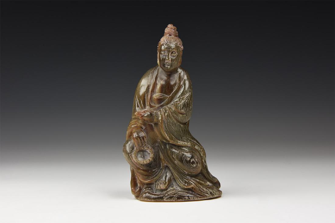 Chinese Standing Bodhisattva Figurine (1 of 1)
