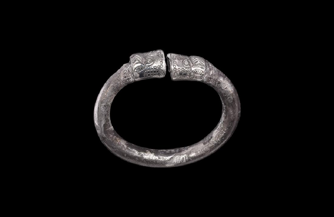 Western Asiatic Luristan Lion-Headed Bracelet (1 of 1)