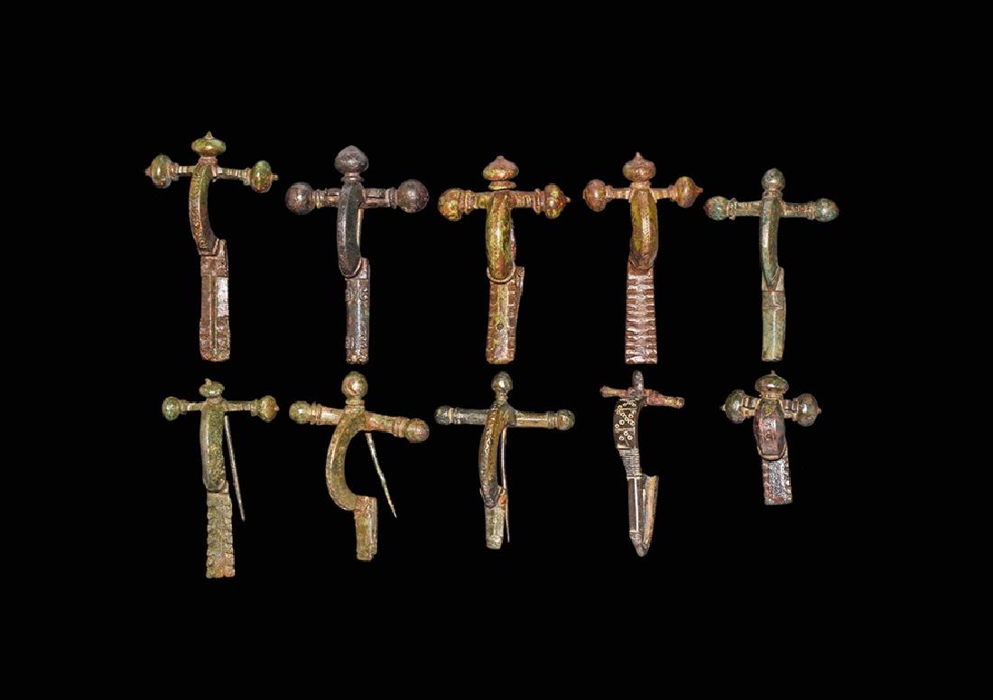 Roman Crossbow and Other Brooch Collection (1 of 1)