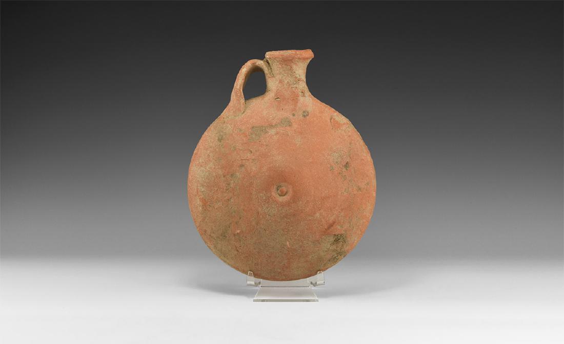 Byzantine Pilgrim's Flask with Handle (1 of 1)
