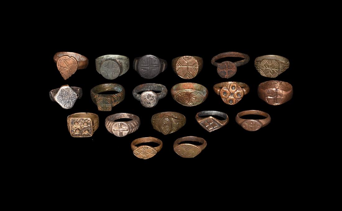 Byzantine Rings  with Christian Symbols (1 of 1)