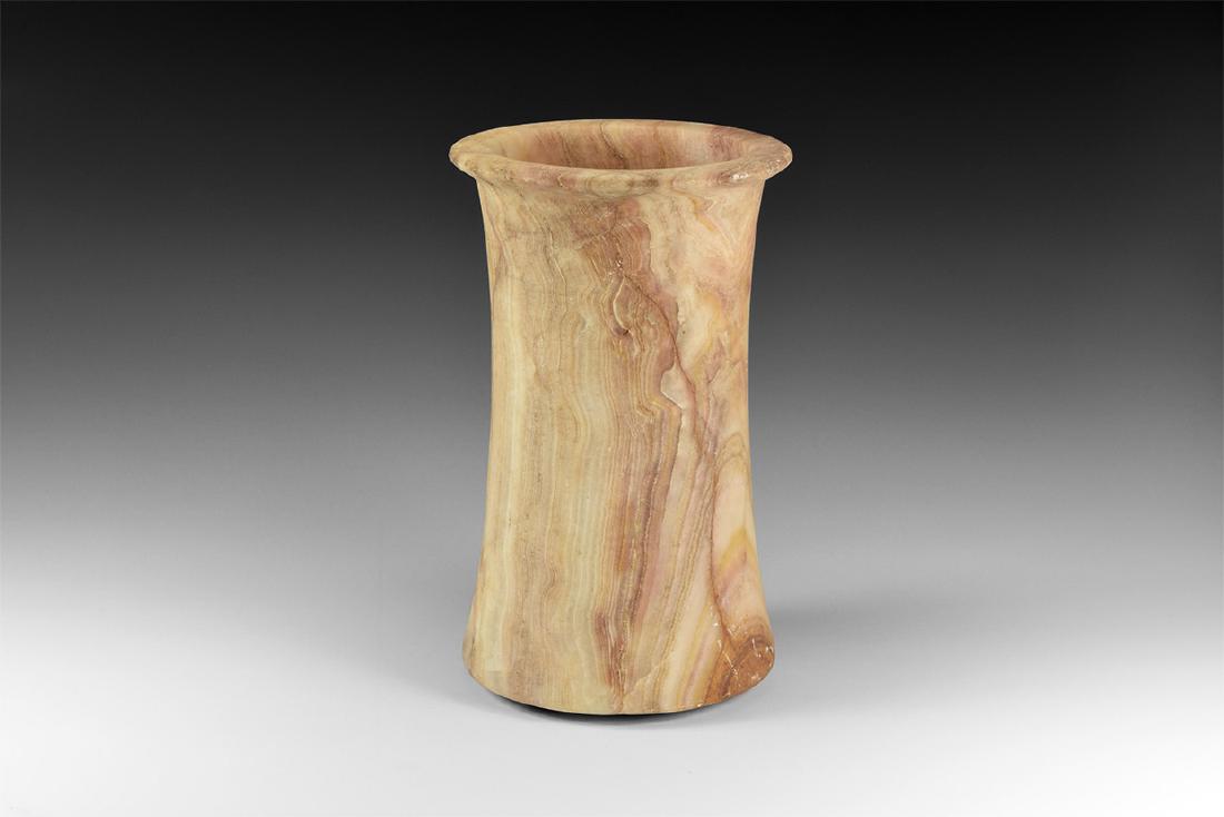Western Asiatic Bactrian Tall Carved Vase (1 of 1)