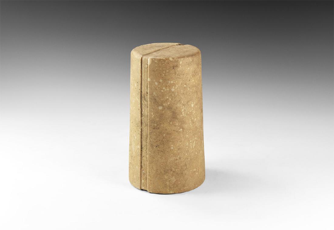 Western Asiatic Bactrian Squat Column Idol (1 of 1)