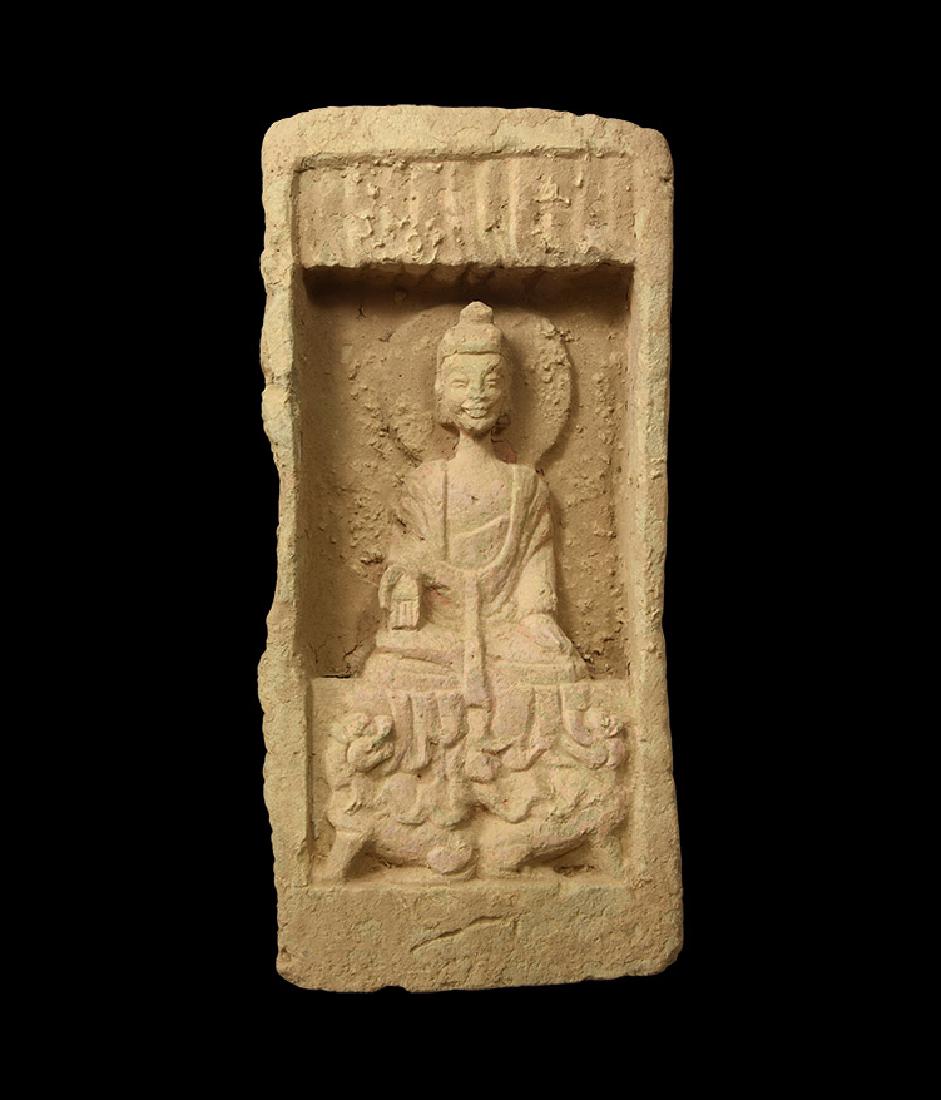 Chinese Northern Wei Buddha Temple Brick (1 of 1)