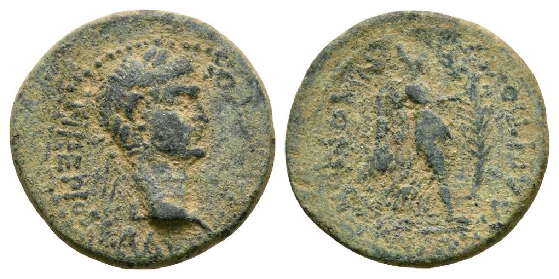 Roman Coins - Claudius - Antioch Caria Bronze (1 of 1)