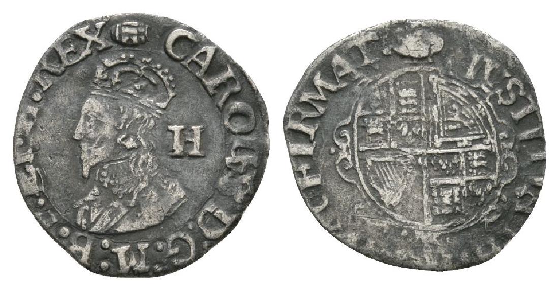 Stuart Coins - Charles I - Tower - Halfgroat (1 of 1)