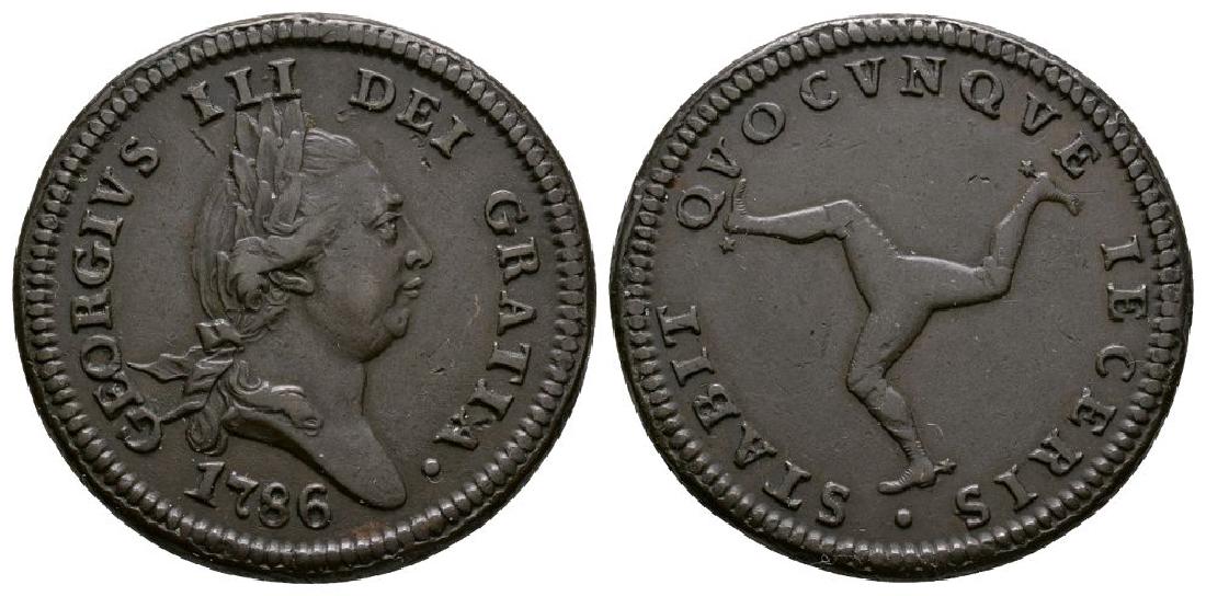 Isle of Man - George III - 1786 - Penny (1 of 1)