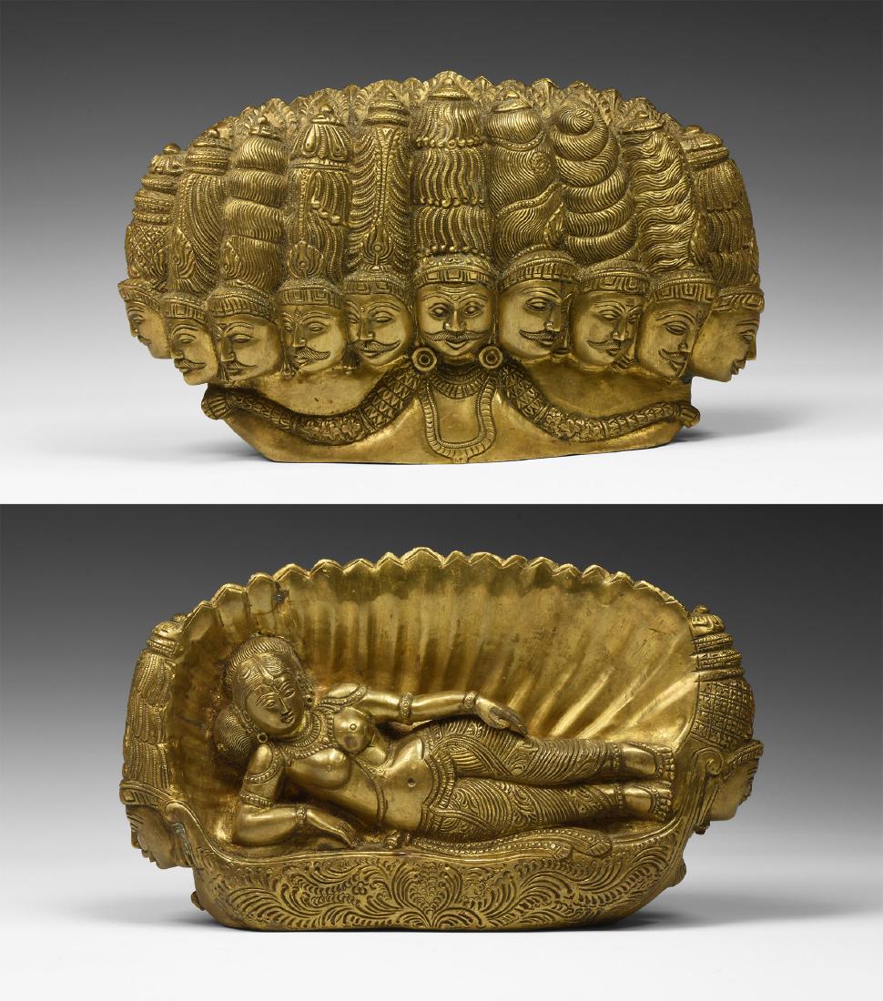 Indian Multiple-Headed Demon Ravana Statue (1 of 1)