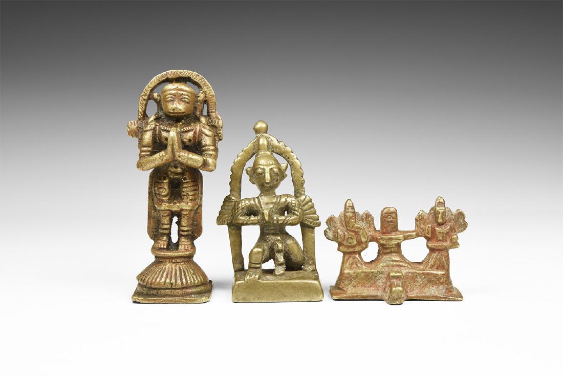 Indian Deity Statuette Group (1 of 1)
