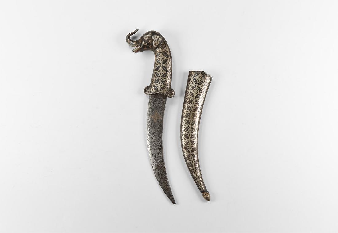 Indian Ornate Inlaid Dagger (1 of 1)