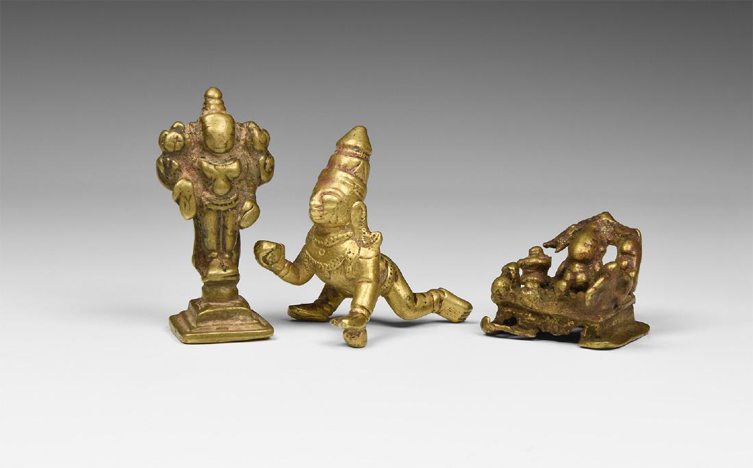 Indian Deity Statuette Group (1 of 1)