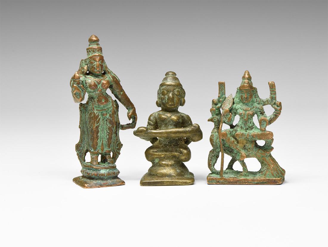 Indian Deity Statuette Group (1 of 1)