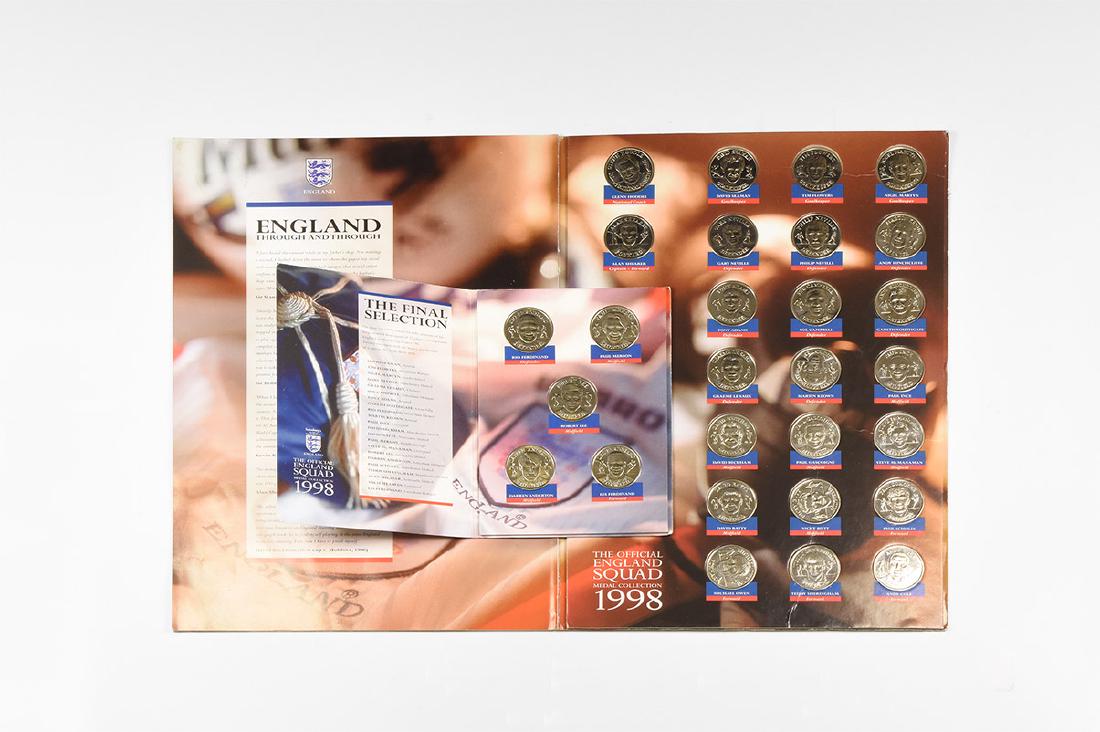 English Commemorative Medals - English 1998 World Cup (1 of 1)