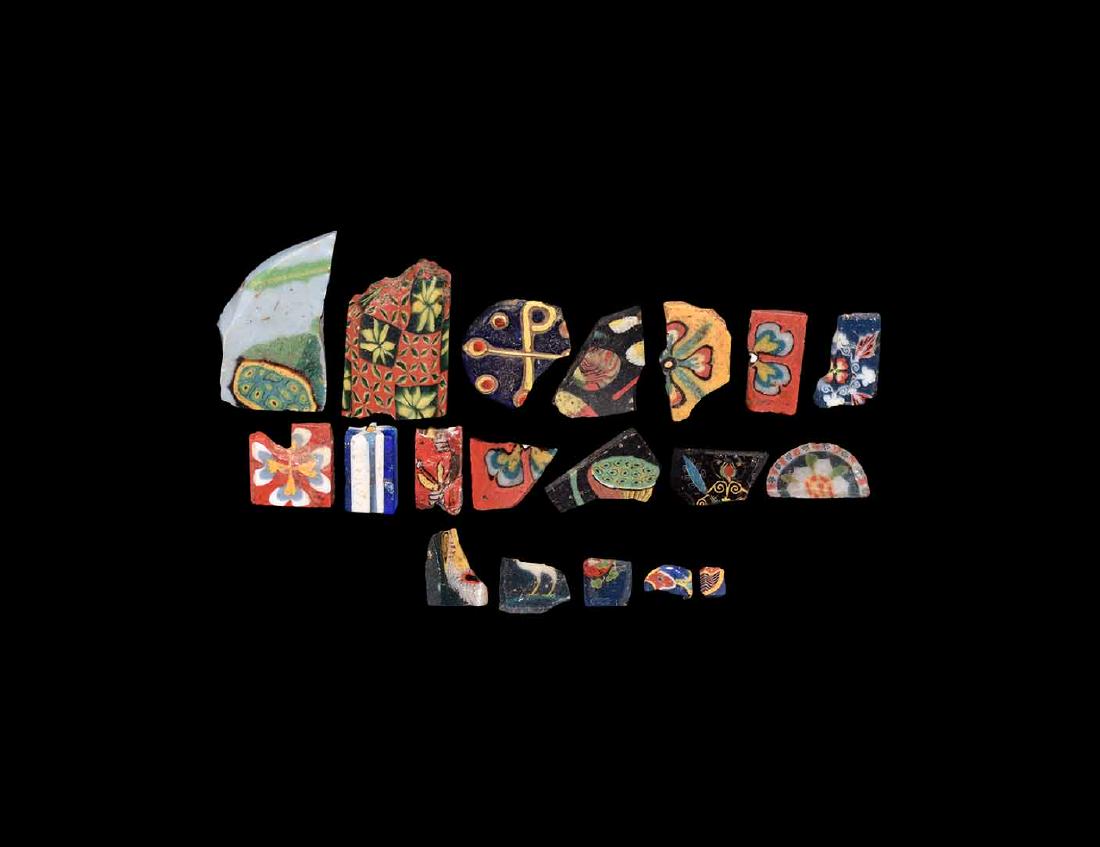 Egyptian Glass Fragment Group (1 of 1)