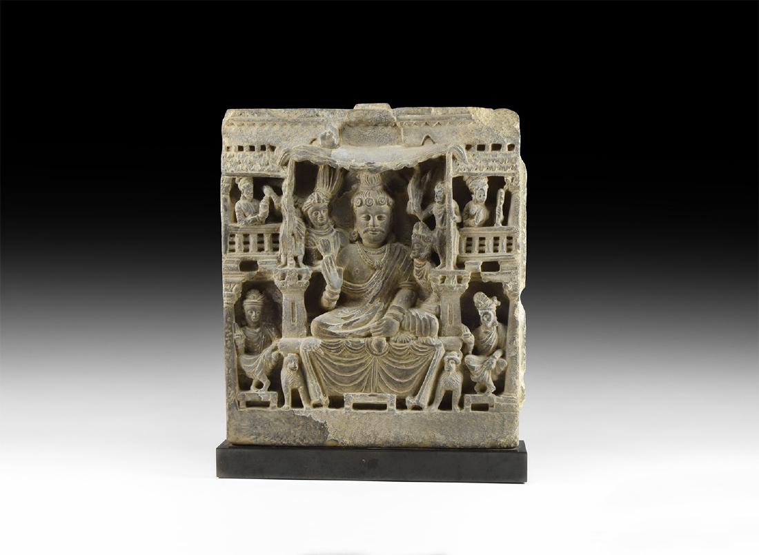 Gandharan Frieze with Maitreya and Disciples (1 of 1)