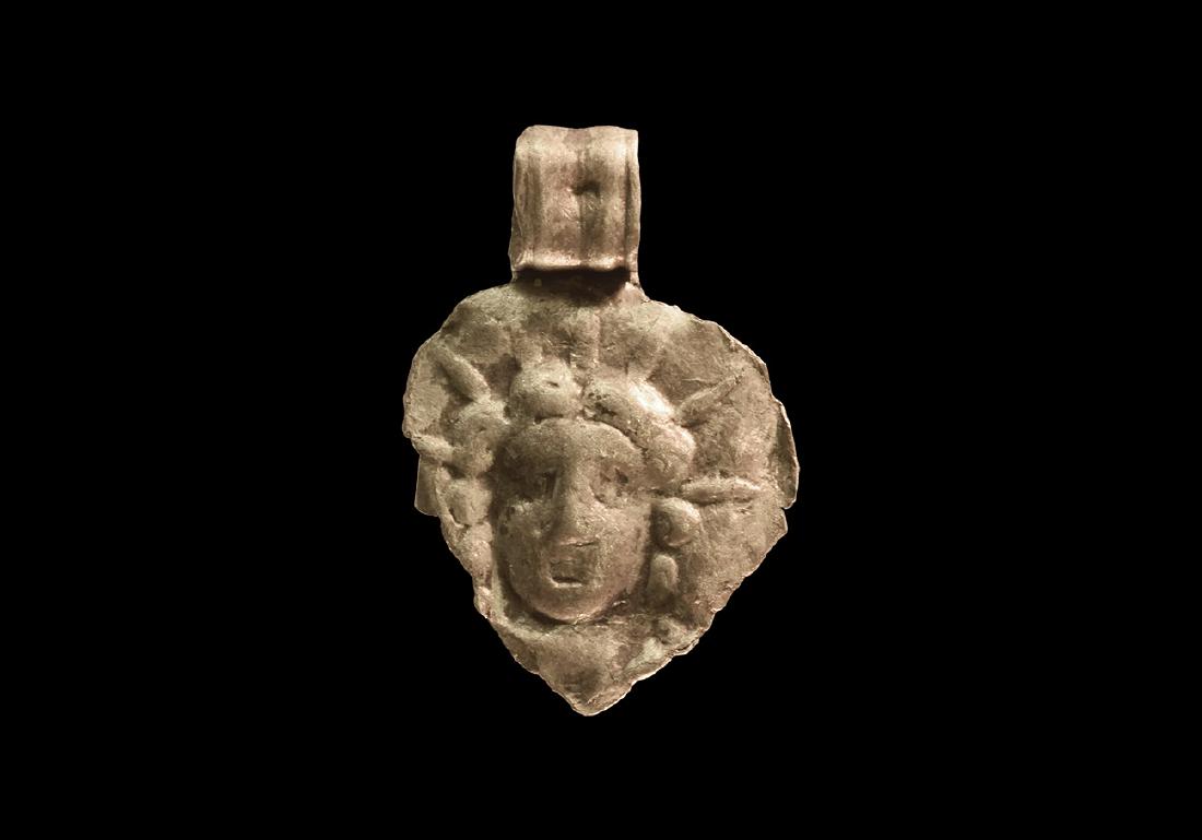 Roman Silver Pendant with Sol Invictus (1 of 1)