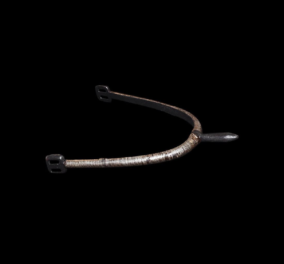 Viking Silver Inlaid Prick Spur (1 of 1)