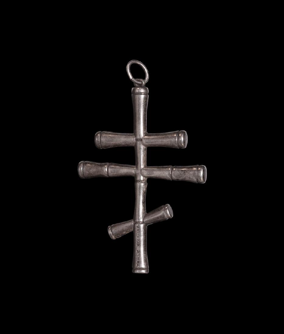 Post Medieval Orthodox Silver Cross Pendant (1 of 1)