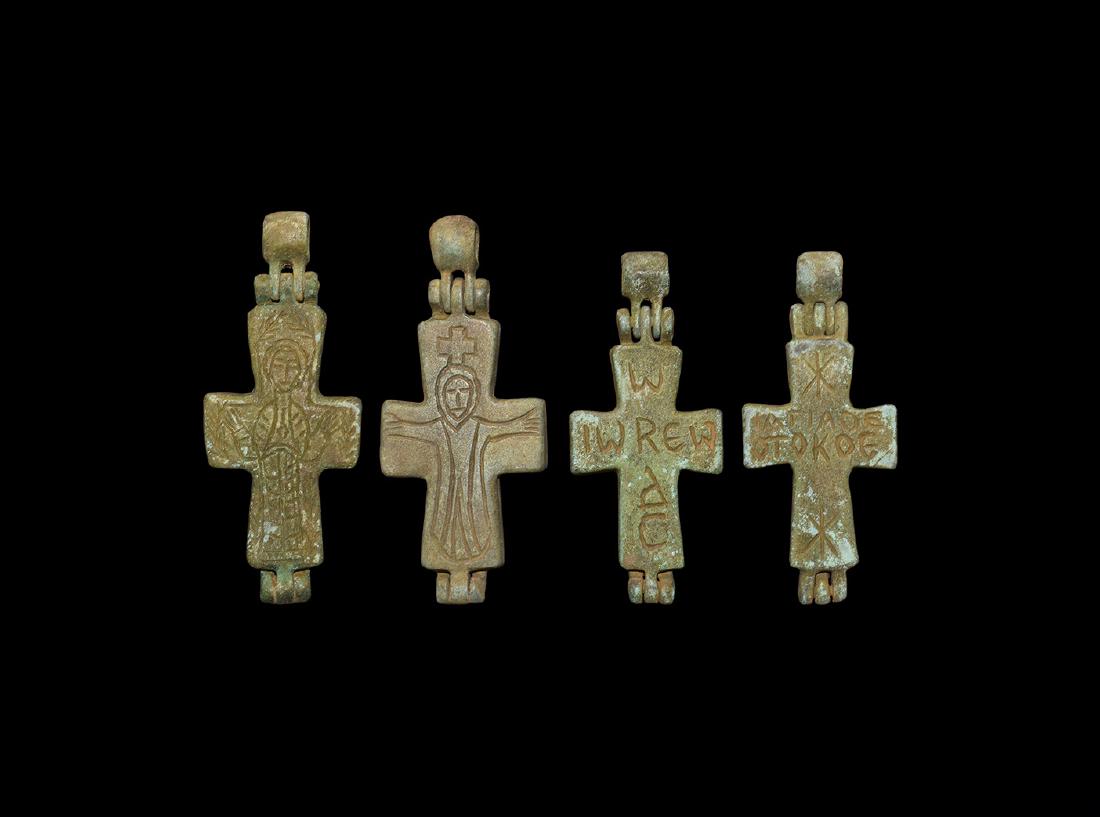 Byzantine Reliquary Cross Pendant Group (1 of 1)
