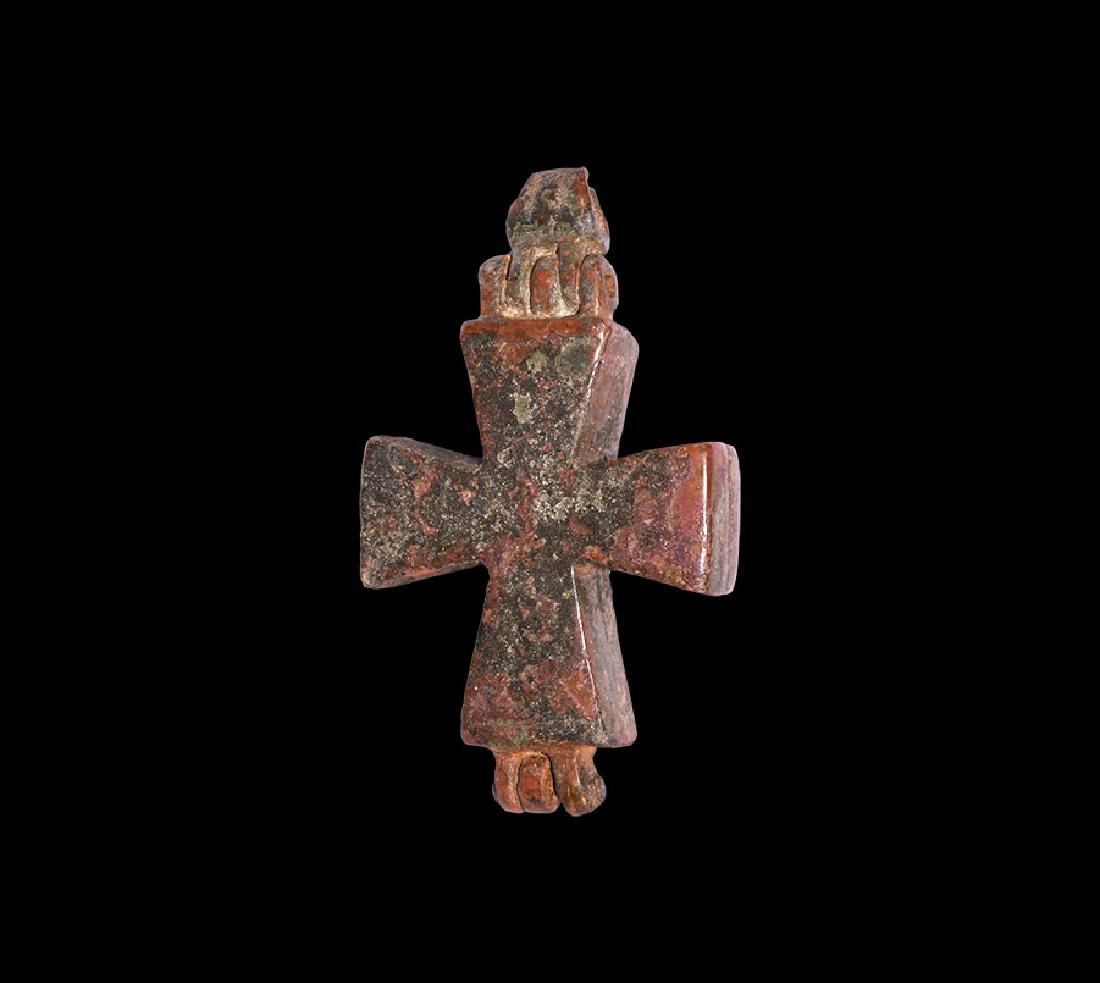 Byzantine Reliquary Cross Pendant (1 of 1)