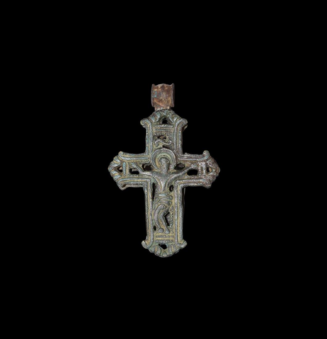 Post Medieval Openwork Cross Pendant (1 of 1)