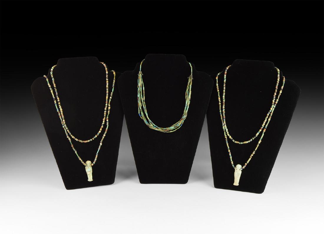 Egyptian Mummy Bead Necklace Group (1 of 1)