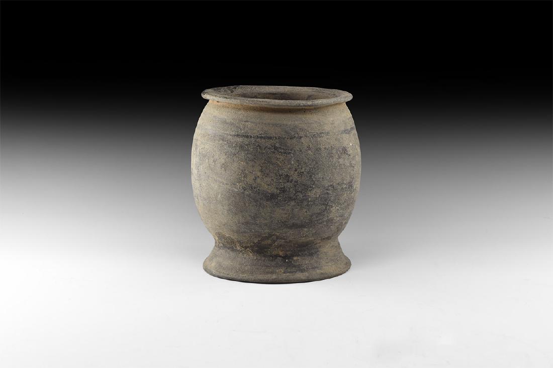 Southeast Asian Blackware Ban Chiang Jar (1 of 1)